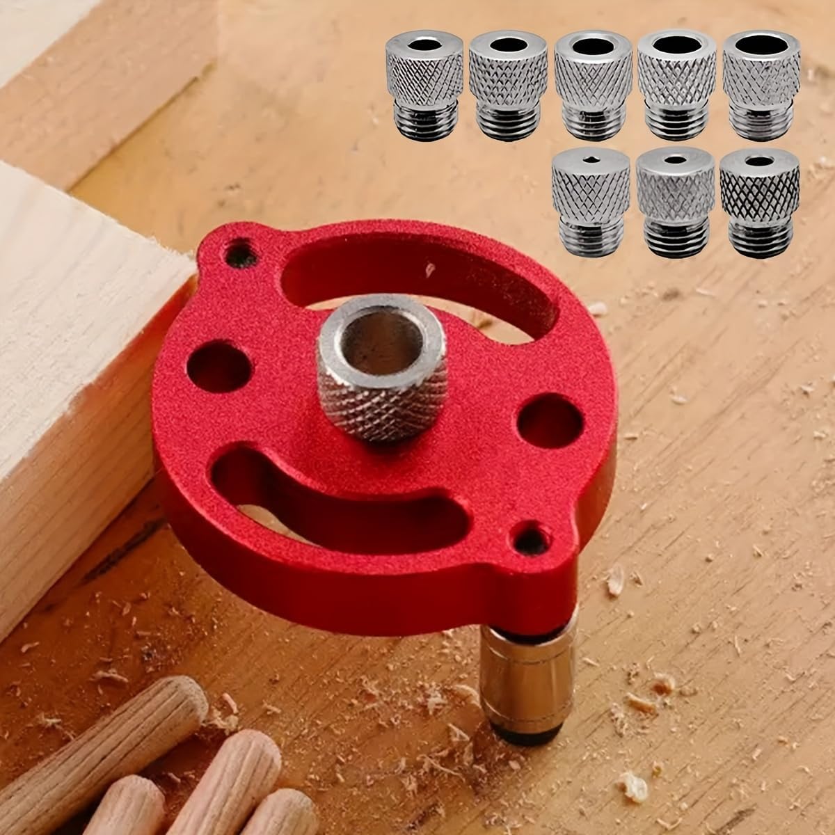 Pocket Hole Jig - Plantilla de espiga autocentrante, plantilla de