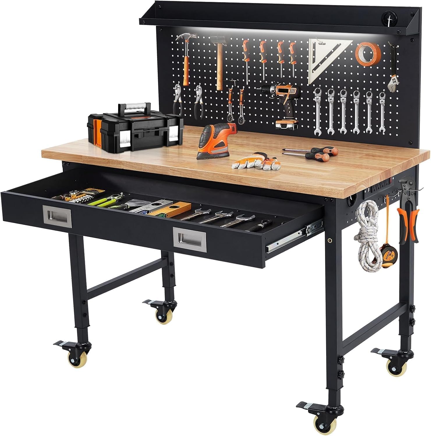 Workshop Tools Bench - Banco de trabajo ajustable Tacleekii de