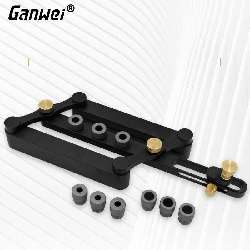 Pocket Hole Jig - Plantilla de espiga autocentrante, punzón métrico
