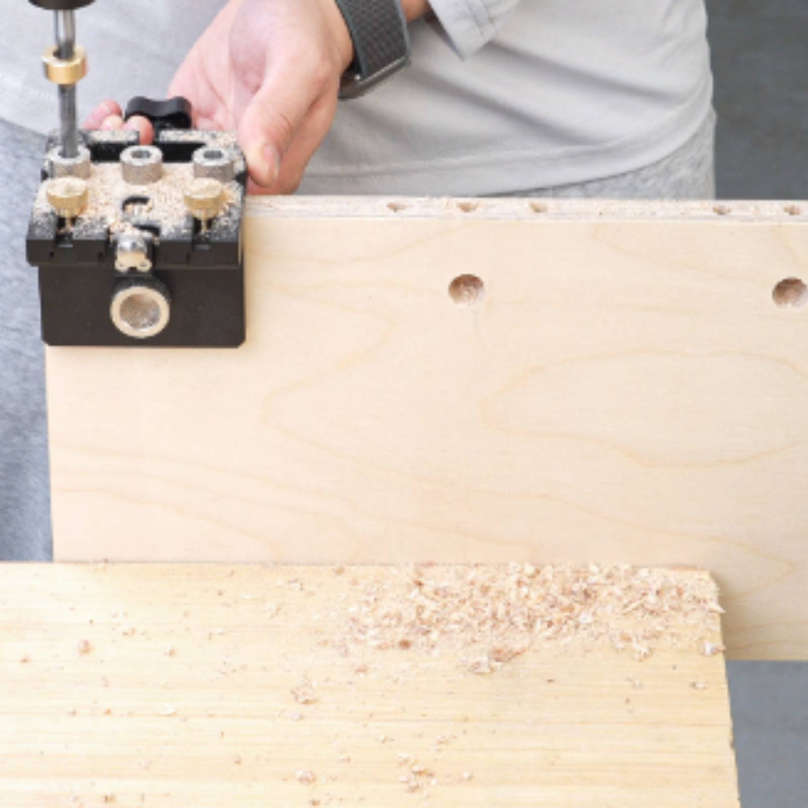 Workshop Tools Locations - Plantilla para taladrar agujeros en madera