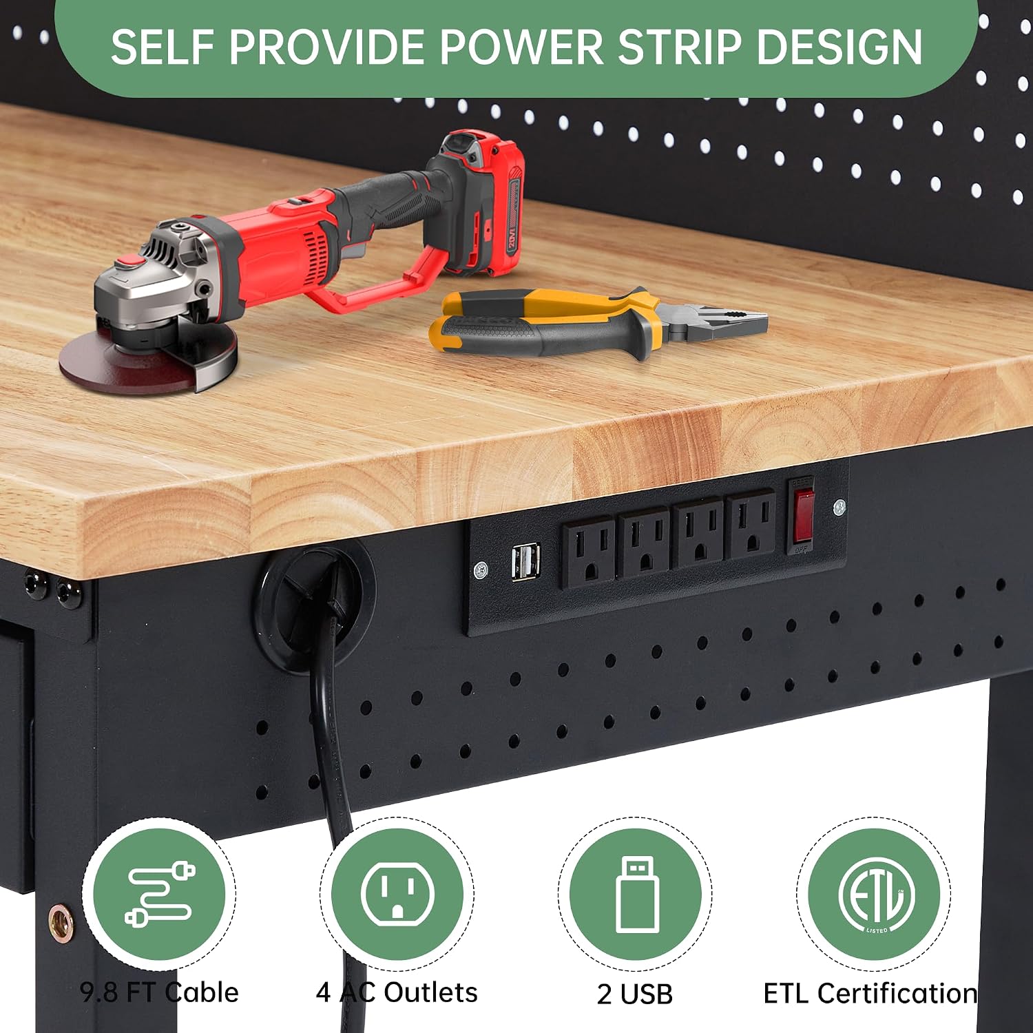 Banco de trabajo ajustable Tac - Workshop Tools Bench reseña y precio