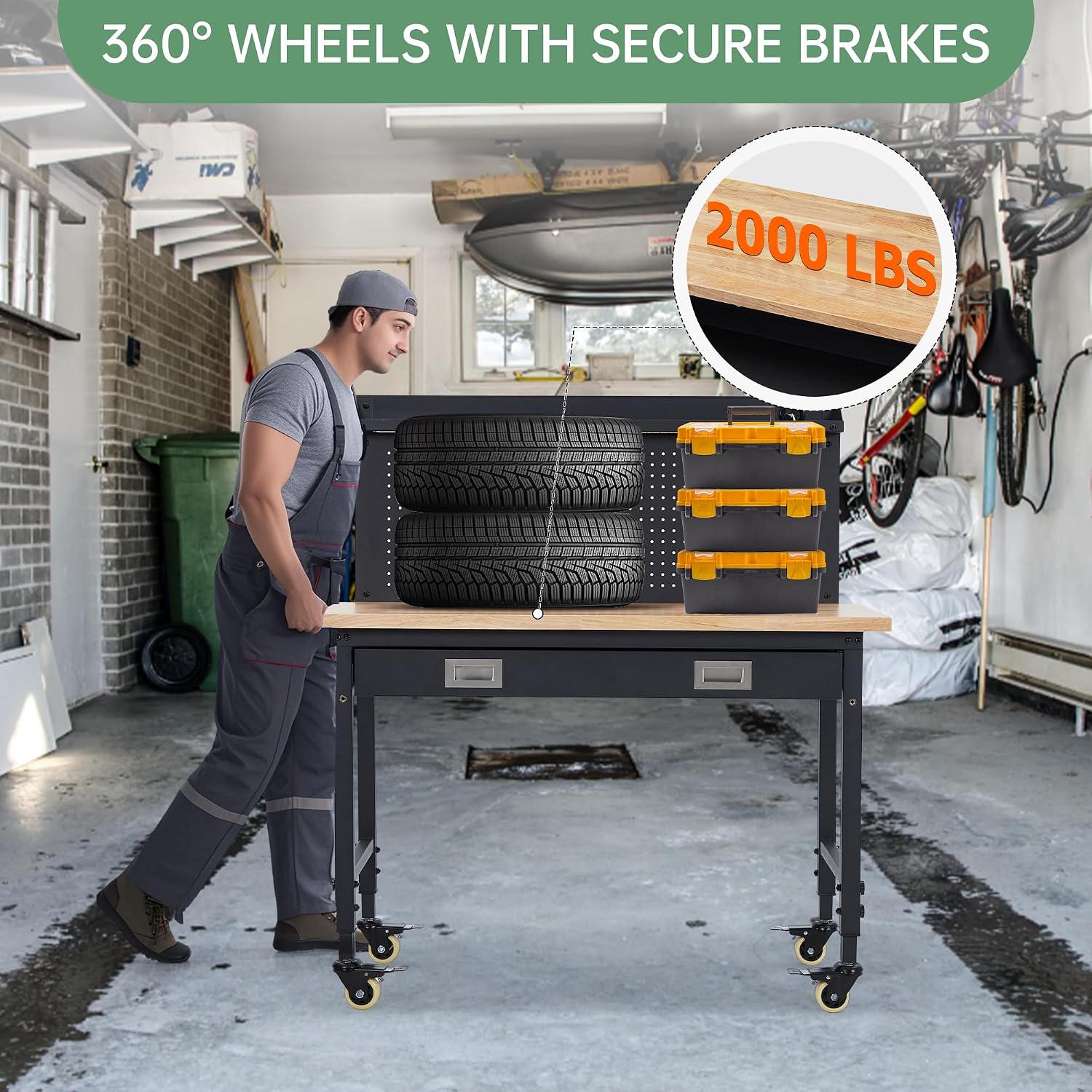 Banco de trabajo ajustable Tac - Workshop Tools Bench reseña y precio