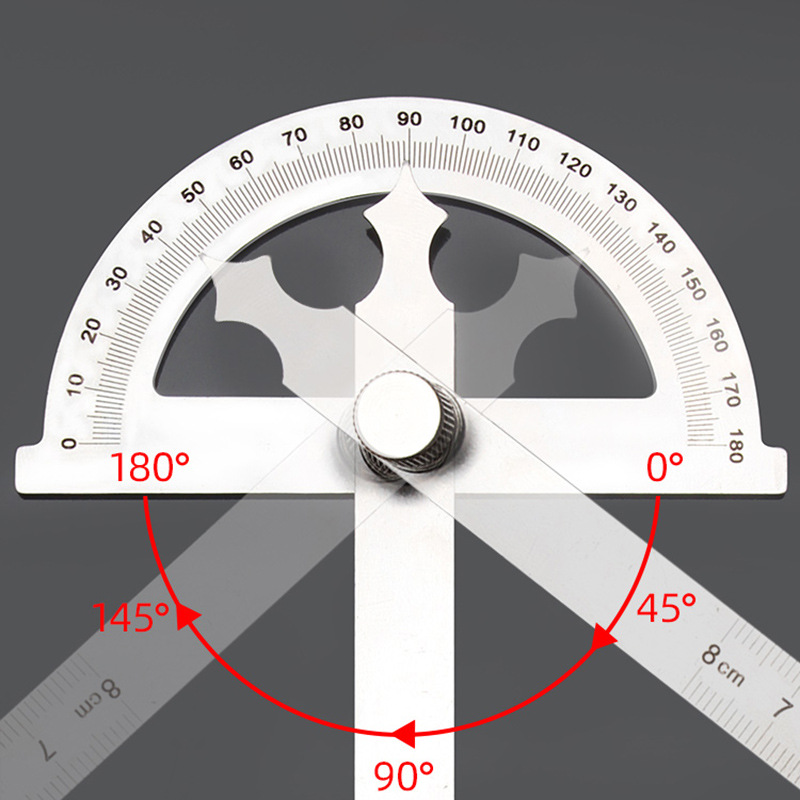 Transportador de ángulos de 18 - Workshop Measuring Tools reseña y precio