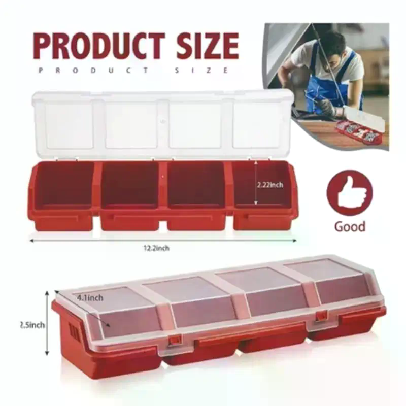 Caja Organizadora de Tornillos - Tools Box For Workshop reseña y precio