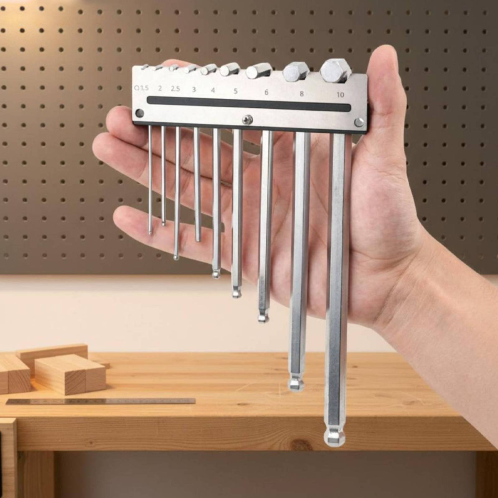 Soporte de pared para llaves h - Workshop Tools Organizer reseña y precio